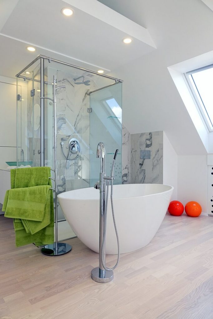 Bañera moderna
